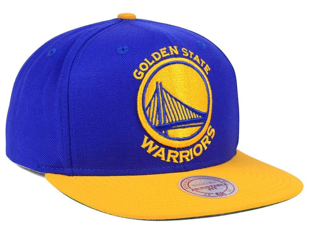 Golden State Warriors Mitchell & Ness NBA XL Logo Snapback Cap