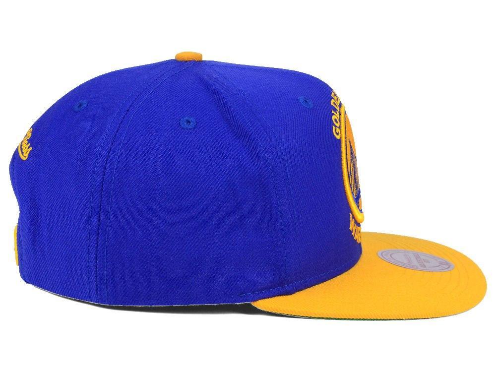 Golden State Warriors Mitchell & Ness NBA XL Logo Snapback Cap