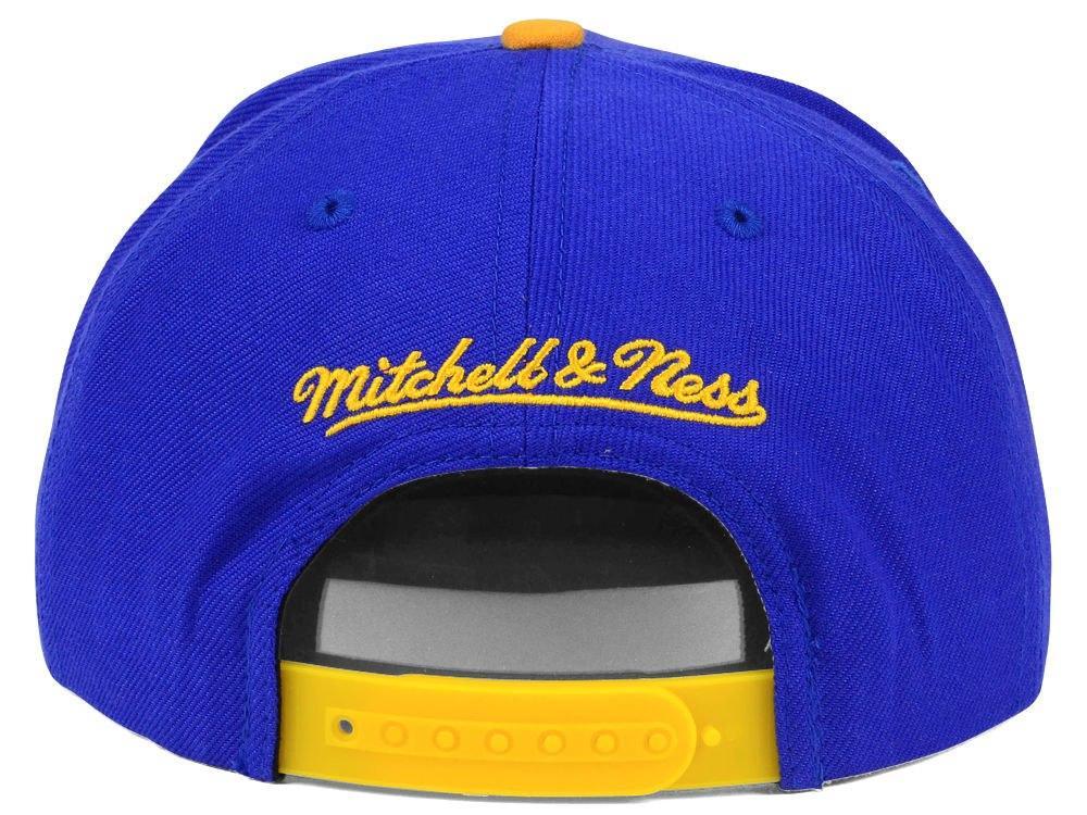Golden State Warriors Mitchell & Ness NBA XL Logo Snapback Cap
