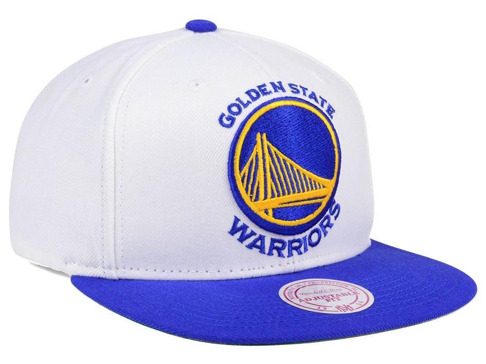 Golden State Warriors Mitchell & Ness NBA XL Logo Snapback Cap