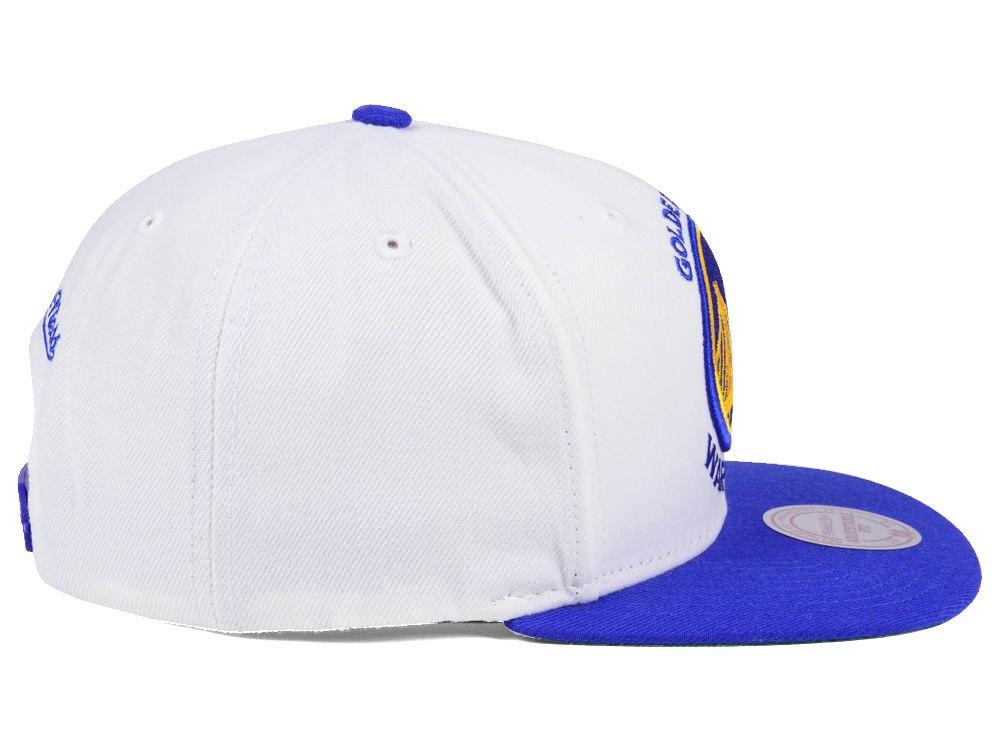 Golden State Warriors Mitchell & Ness NBA XL Logo Snapback Cap